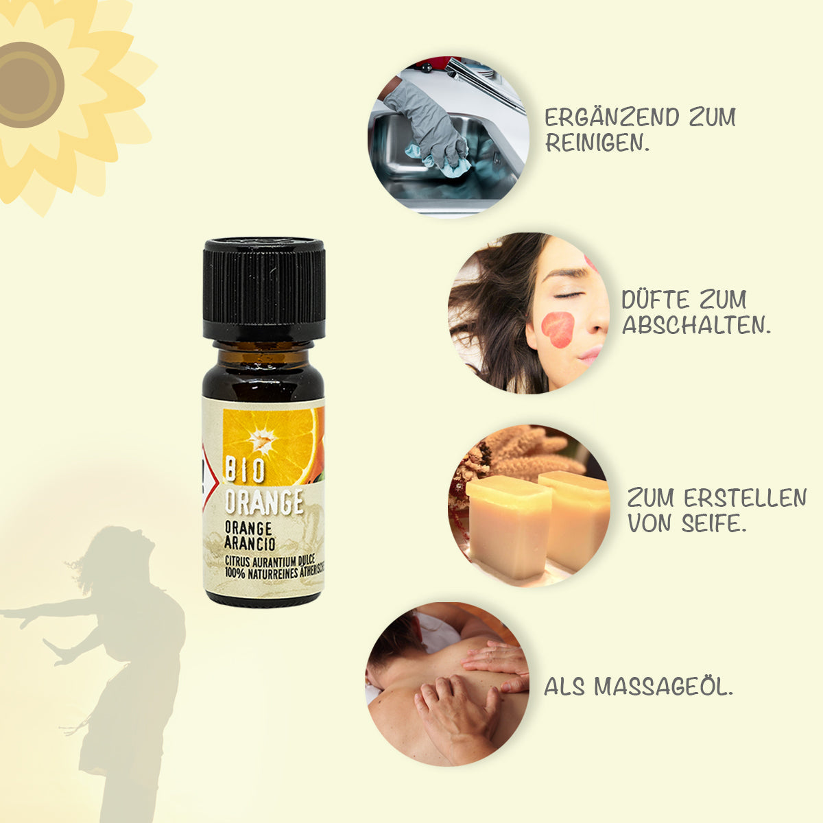 Sonnig & spritzig – Bio Orange – ätherisches Öl Aroma Manufaktur® ätherisches Öl