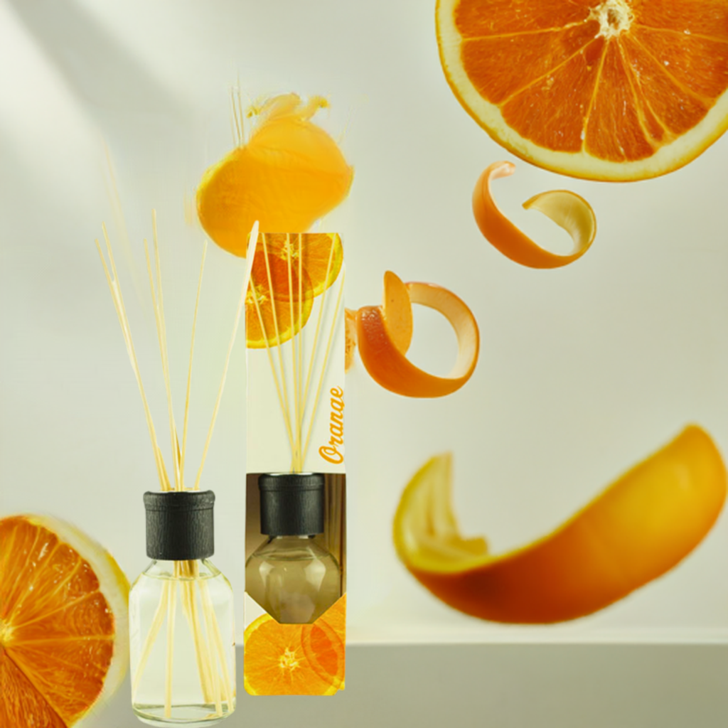 Floral Orange Raumduft Diffusor 100 ml – Erfrischender Duft für Ihr Zuhause Aroma Manufaktur®