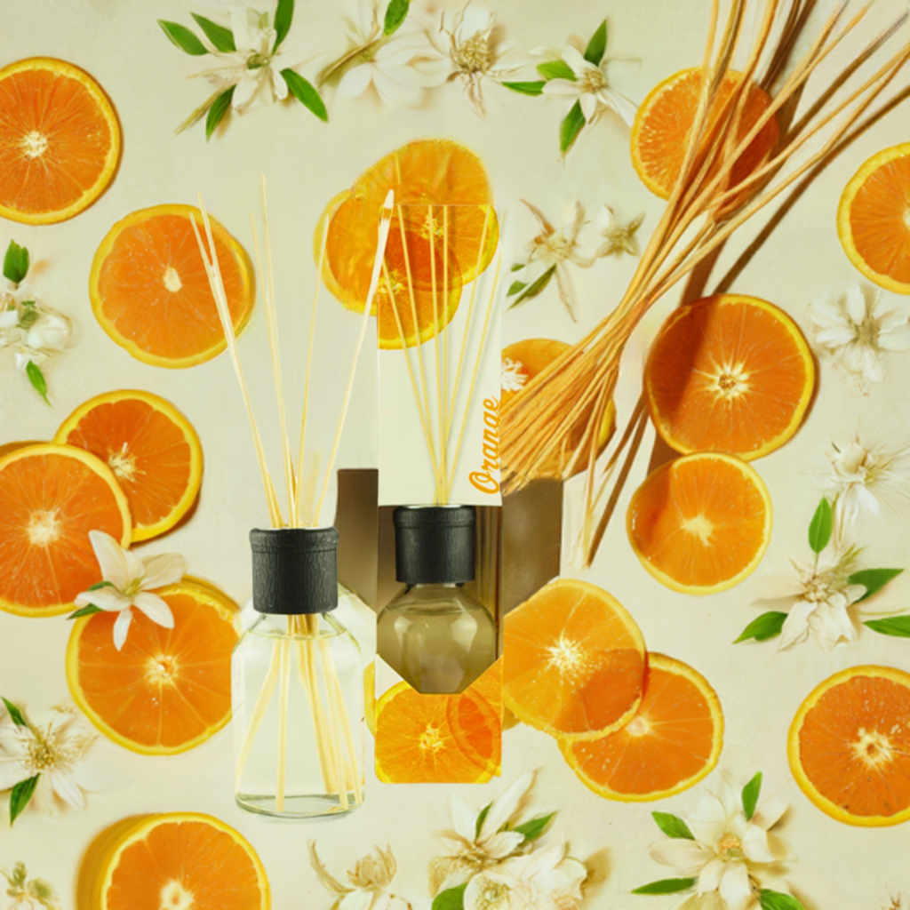 Floral Orange Raumduft Diffusor 100 ml – Erfrischender Duft für Ihr Zuhause Aroma Manufaktur®