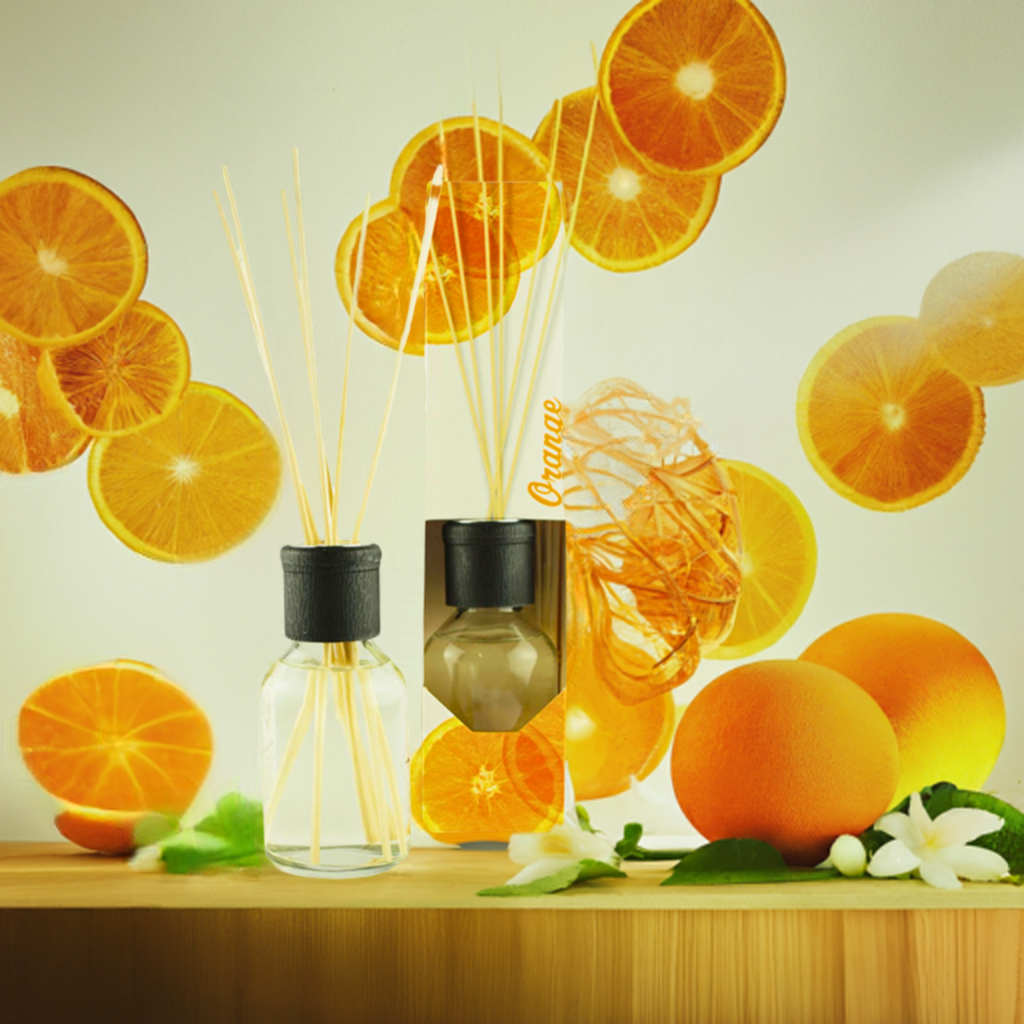 Floral Orange Raumduft Diffusor 100 ml – Erfrischender Duft für Ihr Zuhause Aroma Manufaktur®