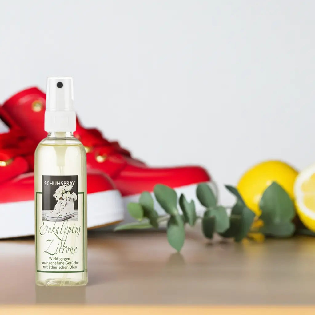Natürliches Schuhspray mit Eukalyptus & Zitrone – Vegan & umweltfreundlich Aroma Manufaktur®