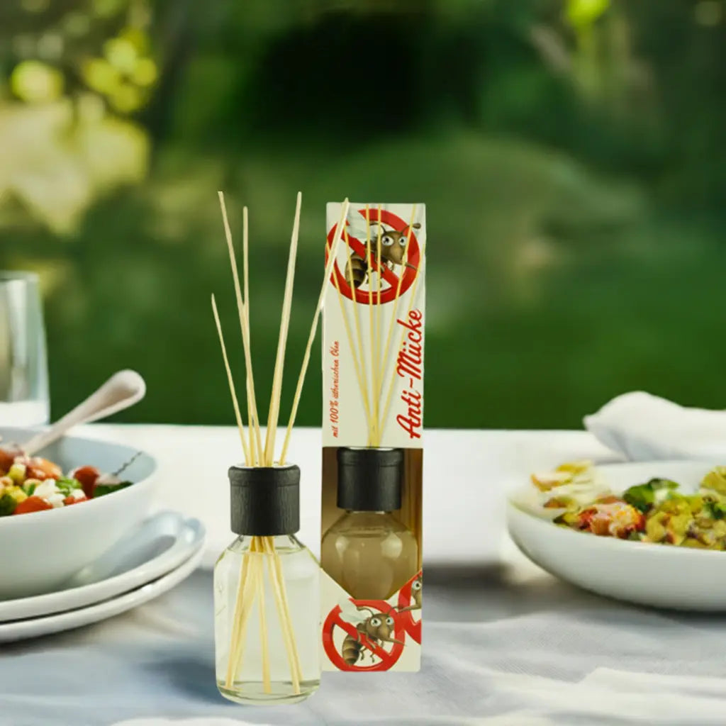 Floral Anti Mücke Diffusor 100 ml – Natürlicher Insektenschutz mit Geraniol Aroma Manufaktur®