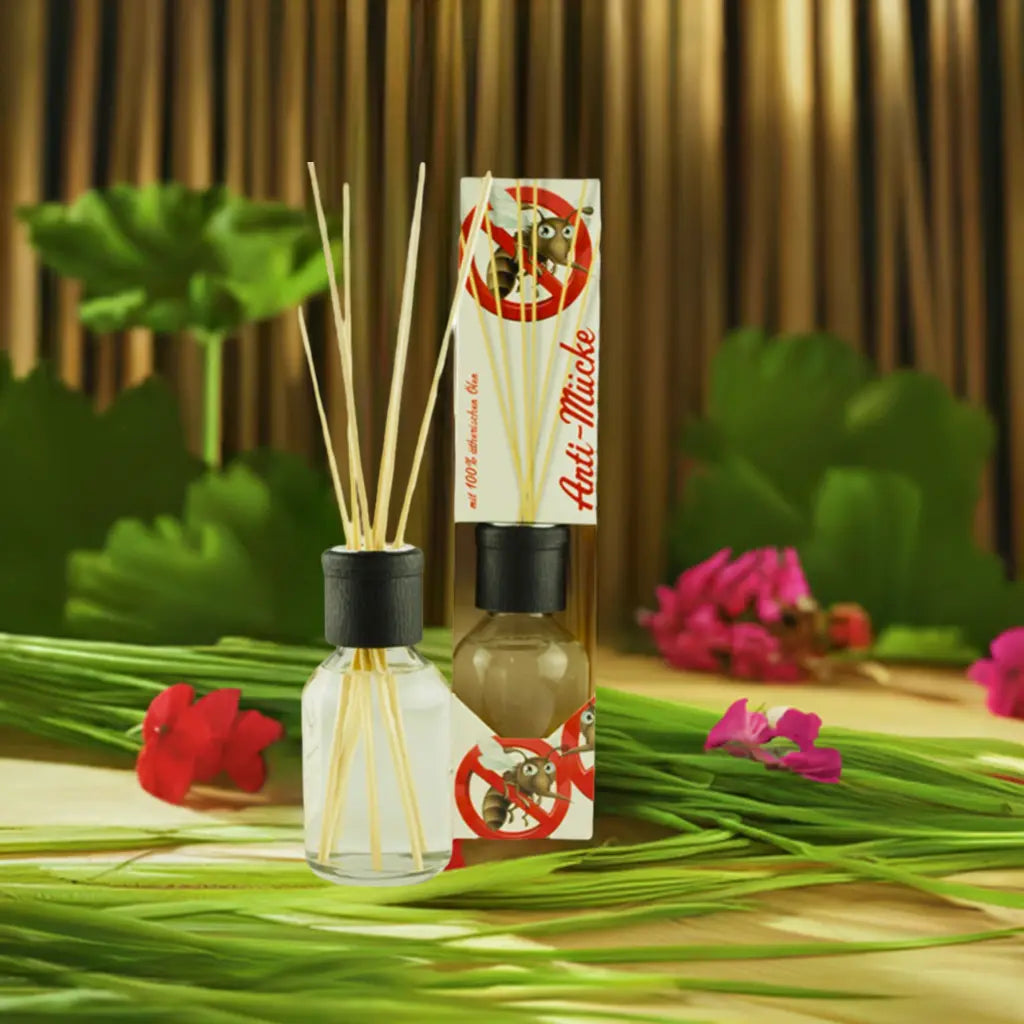 Floral Anti Mücke Diffusor 100 ml – Natürlicher Insektenschutz mit Geraniol Aroma Manufaktur®
