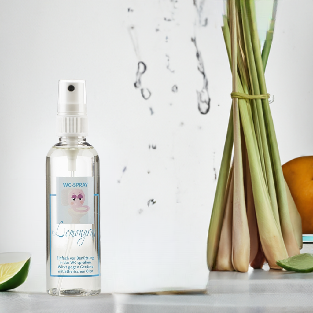 Frischekick – WC-Spray Lemongras – Duftspray Aroma Manufaktur® WC Duftspray