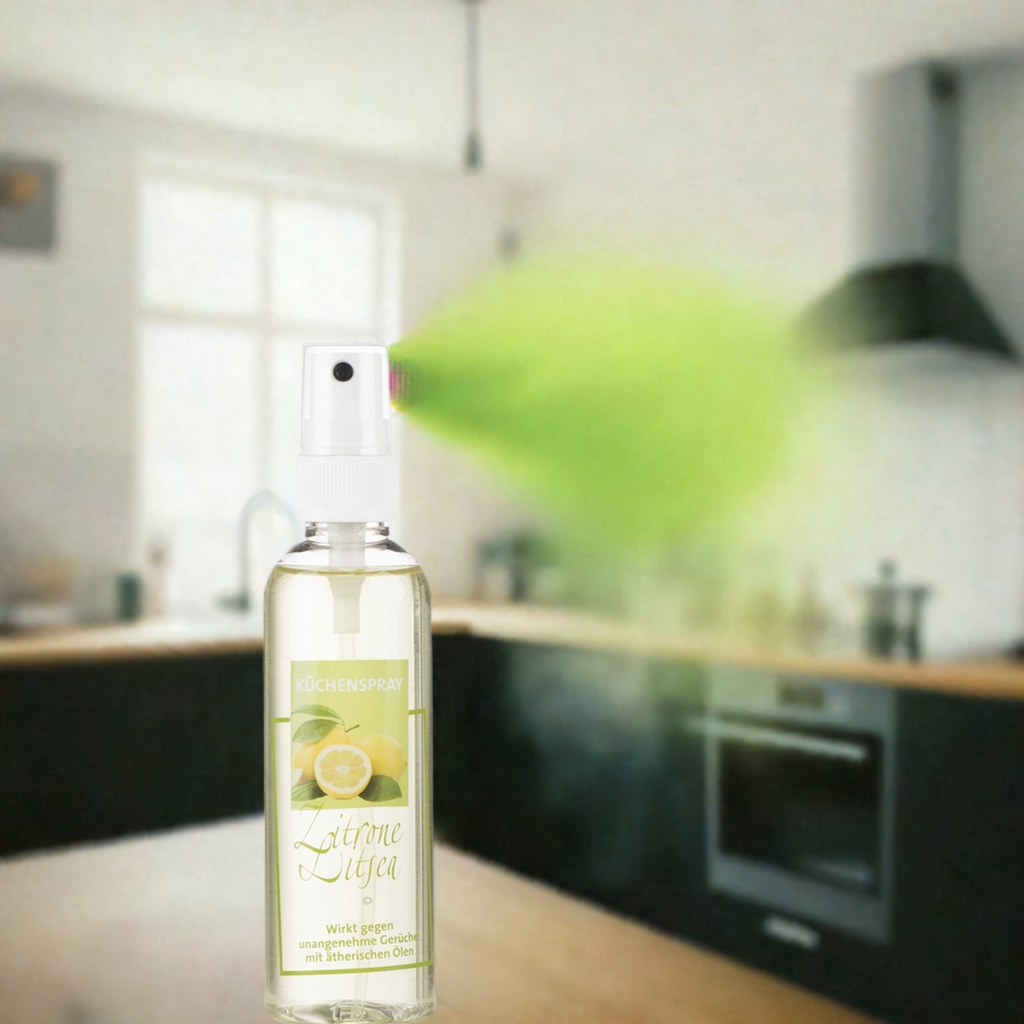 Natürliches Küchen-Duftspray mit Zitrone & Litsea – Frische pur! Aroma Manufaktur® Küche Duftspray