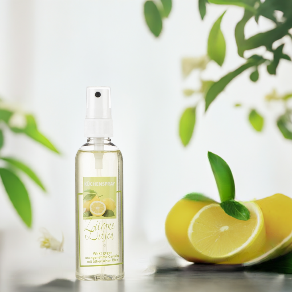 Natürliches Küchen-Duftspray mit Zitrone & Litsea – Frische pur! Aroma Manufaktur® Küche Duftspray
