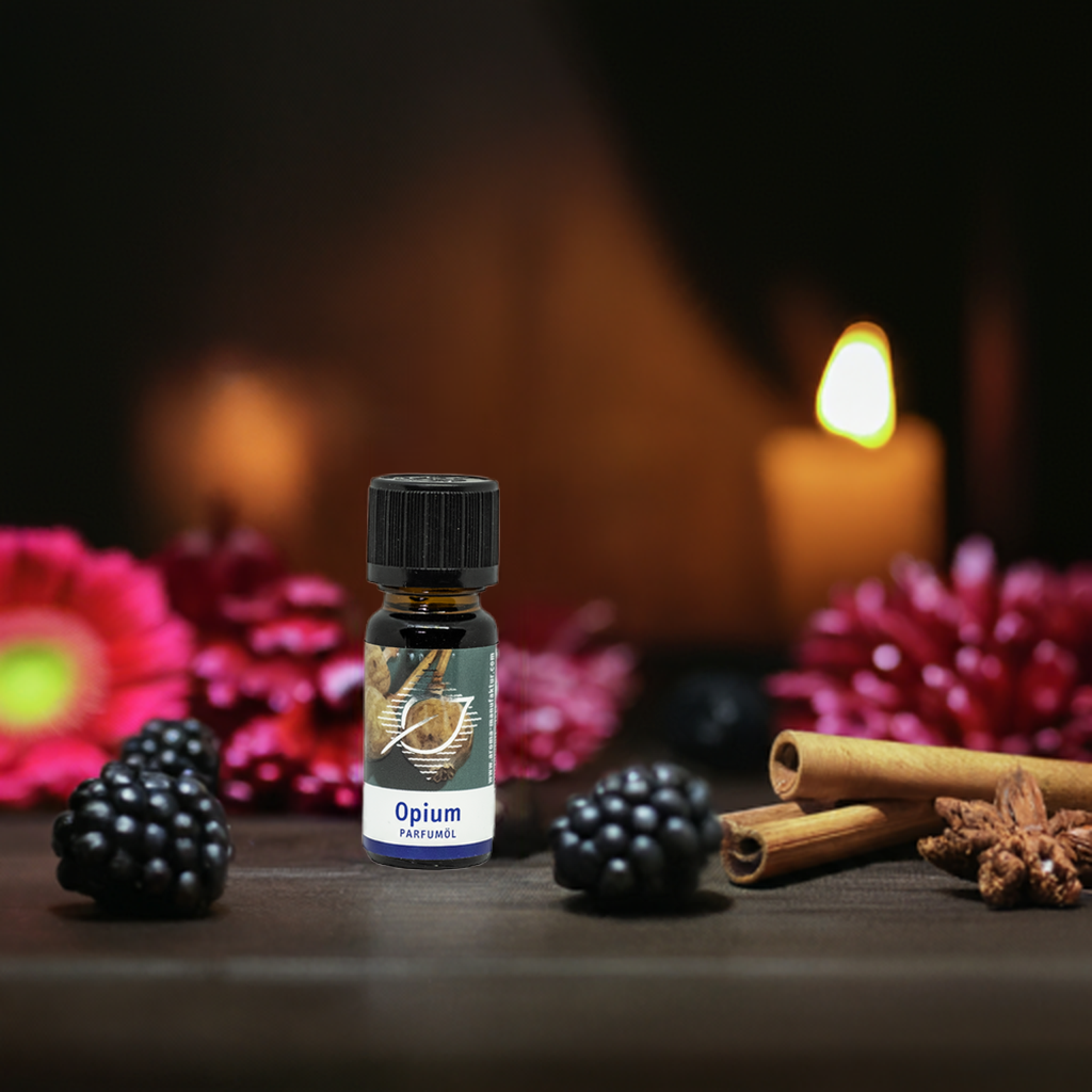 Opium Parfümöl – Sinnlicher Raumduft mit blumigen & würzigen Noten, 10 ml Aroma Manufaktur® ätherisches Öl