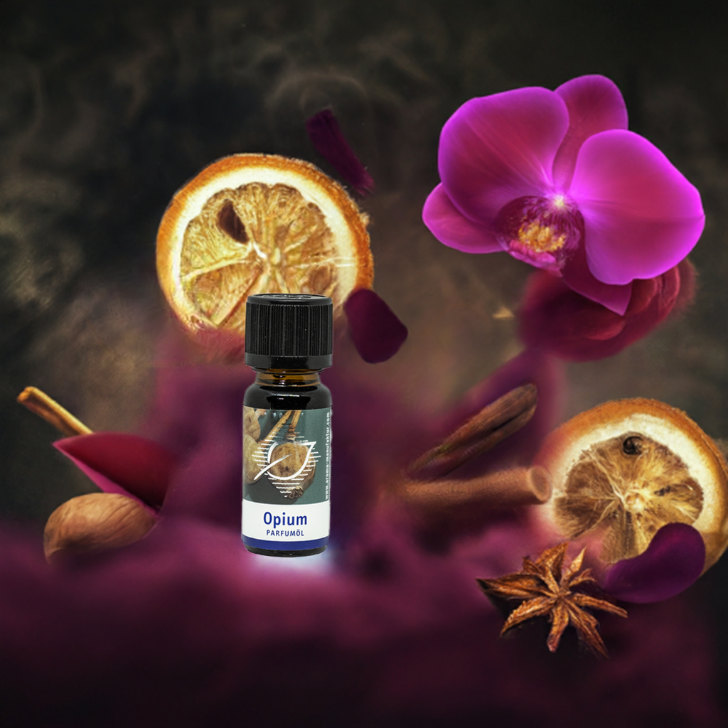Opium Parfümöl – Sinnlicher Raumduft mit blumigen & würzigen Noten, 10 ml Aroma Manufaktur® ätherisches Öl