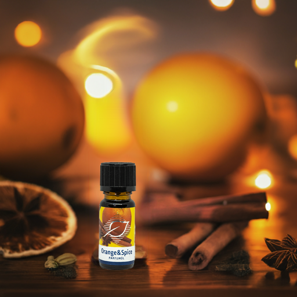 Orange Spice Raumduft – Winterlicher Gewürzduft mit Orangenessenzen, 10 ml Aroma Manufaktur® ätherisches Öl