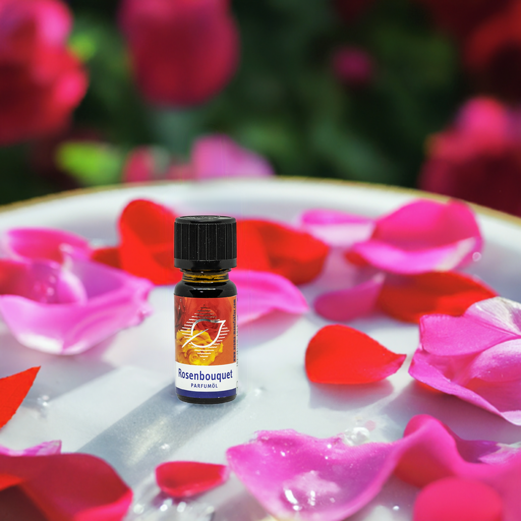 Rosenbouquet Parfümöl – Eleganter Rosenduft für eine blühende Atmosphäre, 10 ml Aroma Manufaktur® ätherisches Öl
