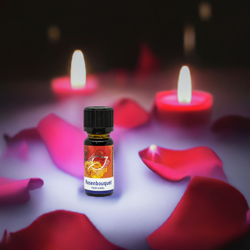 Rosenbouquet Parfümöl – Eleganter Rosenduft für eine blühende Atmosphäre, 10 ml Aroma Manufaktur® ätherisches Öl