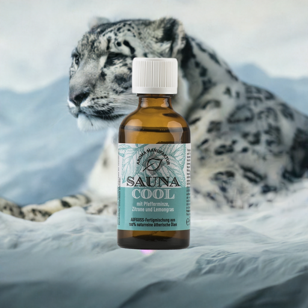 Klar & kühl – Sauna Cool mit Pfefferminze, Zitrone & Lemongras – Aufguss Aroma Manufaktur® ätherisches Öl