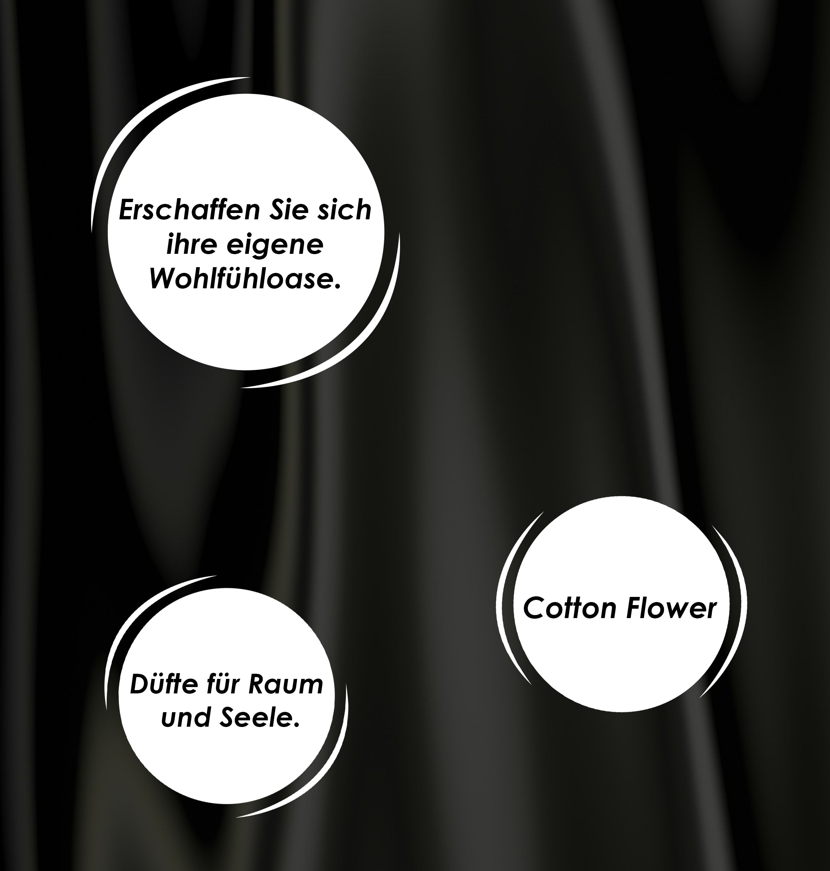 Elegant & weich – De Lux Black Silk – Diffusor Aroma Manufaktur® Raumdüfte