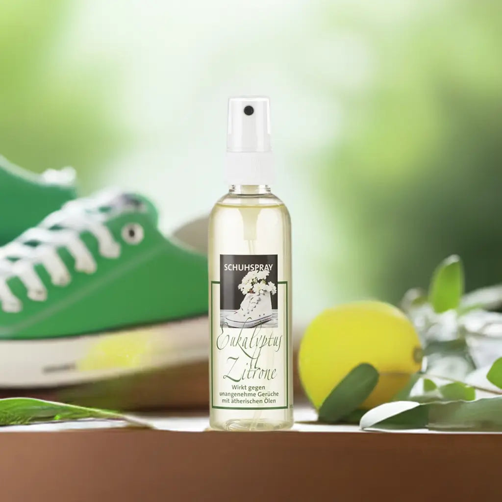 Natürliches Schuhspray mit Eukalyptus & Zitrone – Vegan & umweltfreundlich Aroma Manufaktur®