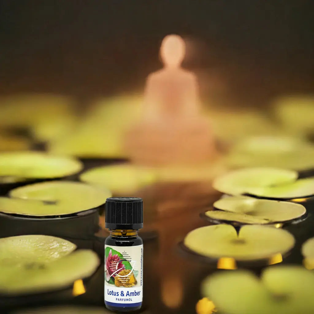 Lotus-Amber Parfum-Öl – 100 % reines Duftöl für Entspannung, 10 ml Aroma Manufaktur®