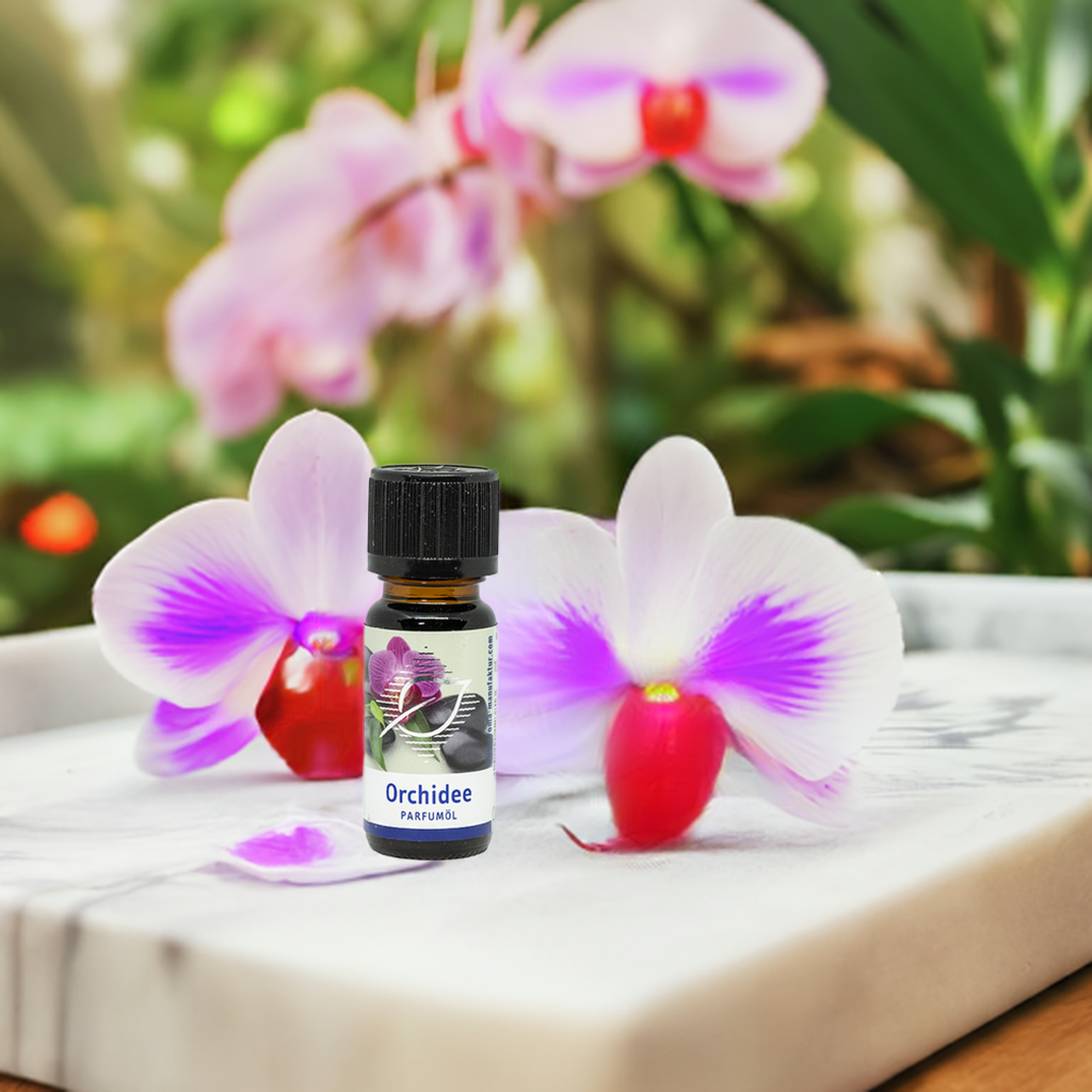 Parfümöl Orchidee – Zarter Blütenduft für eine exotische Atmosphäre, 10 ml Aroma Manufaktur® ätherisches Öl
