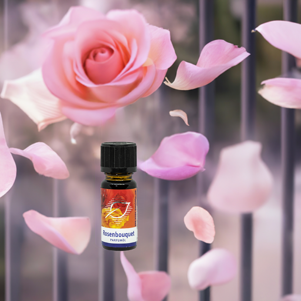 Rosenbouquet Parfümöl – Eleganter Rosenduft für eine blühende Atmosphäre, 10 ml Aroma Manufaktur® ätherisches Öl