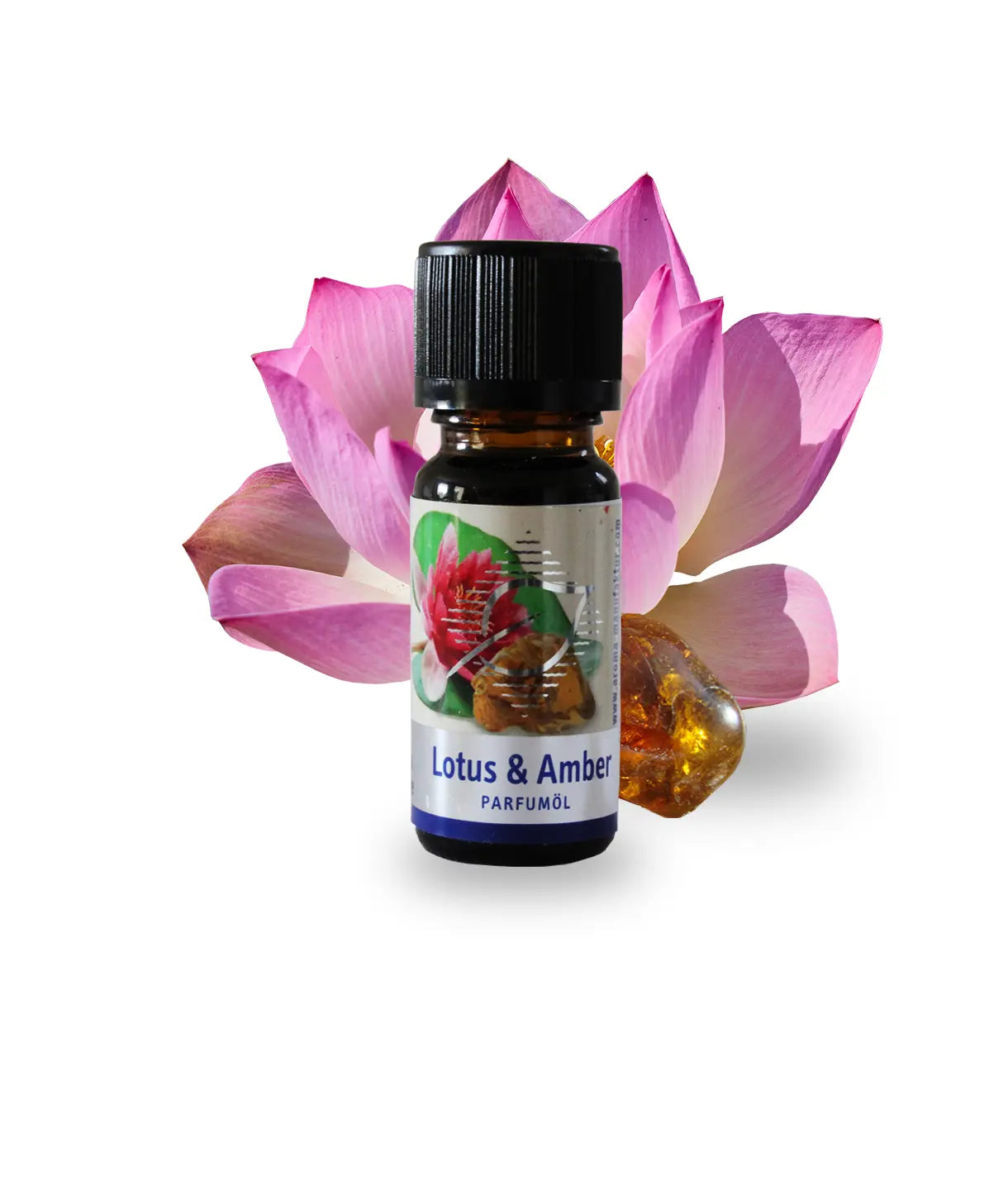 Lotus-Amber Parfum-Öl – 100 % reines Duftöl für Entspannung, 10 ml Aroma Manufaktur®